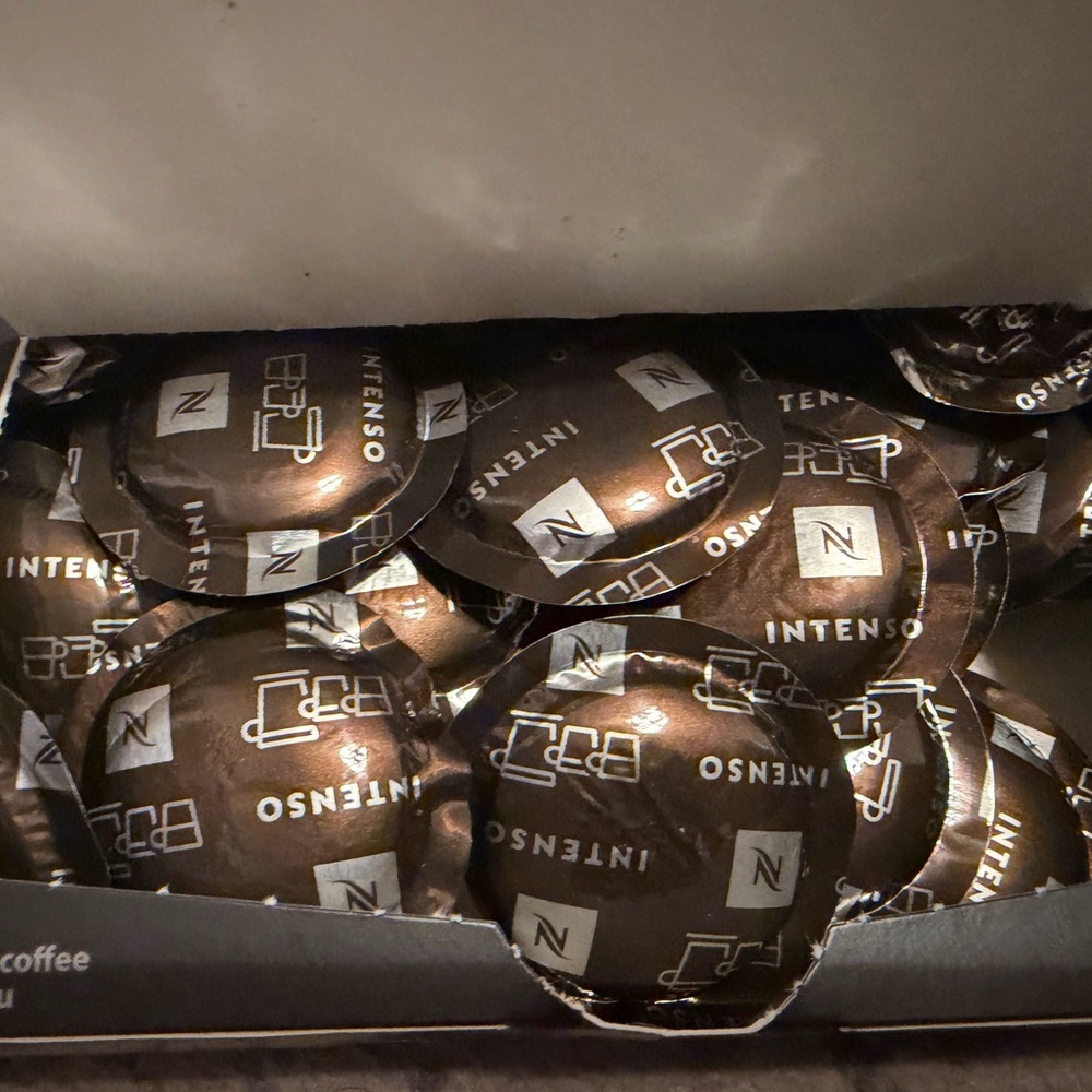 Nespresso Intenso Coffee Capsules - Dark Brown